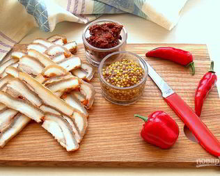 Закуска из свиных шкурок Таежная