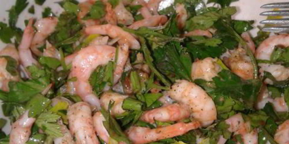 Рецепт закуски креветка