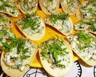 Закуска на чипсах Остров сокровищ