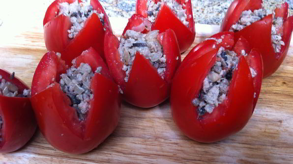 закуска весенние тюльпаны