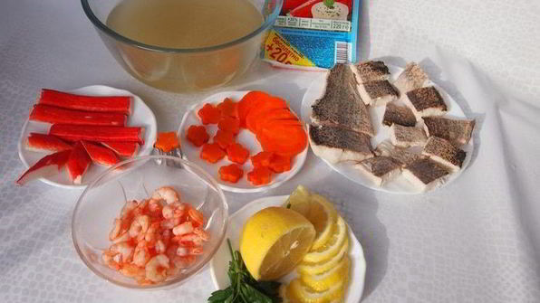 заливное дары посейдона