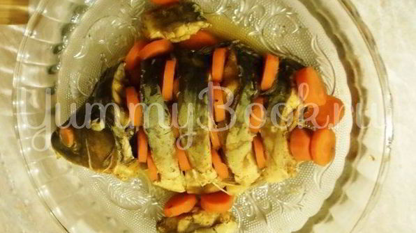 заливное из карпа с буряком