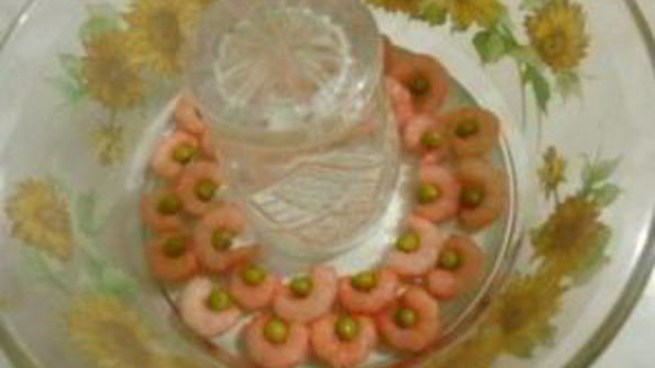 заливное из рыбы и креветок