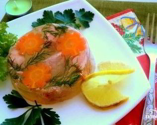 Заливное из семги