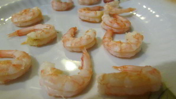 заливное из судака и креветок