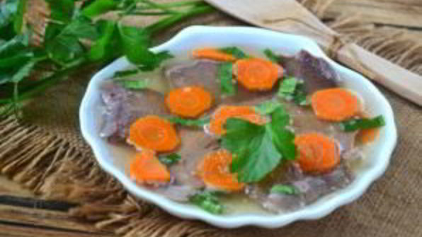 заливное из свиного языка