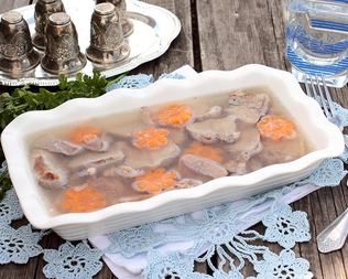 Заливной язык в мультиварке