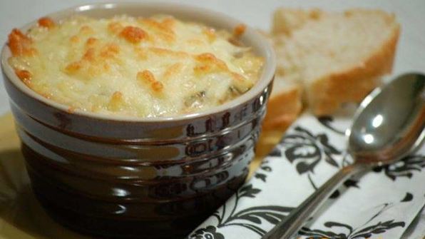 грибной жульен из шампиньонов