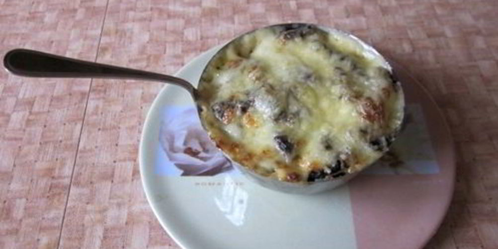 Рецепт грибного жульена со сливками