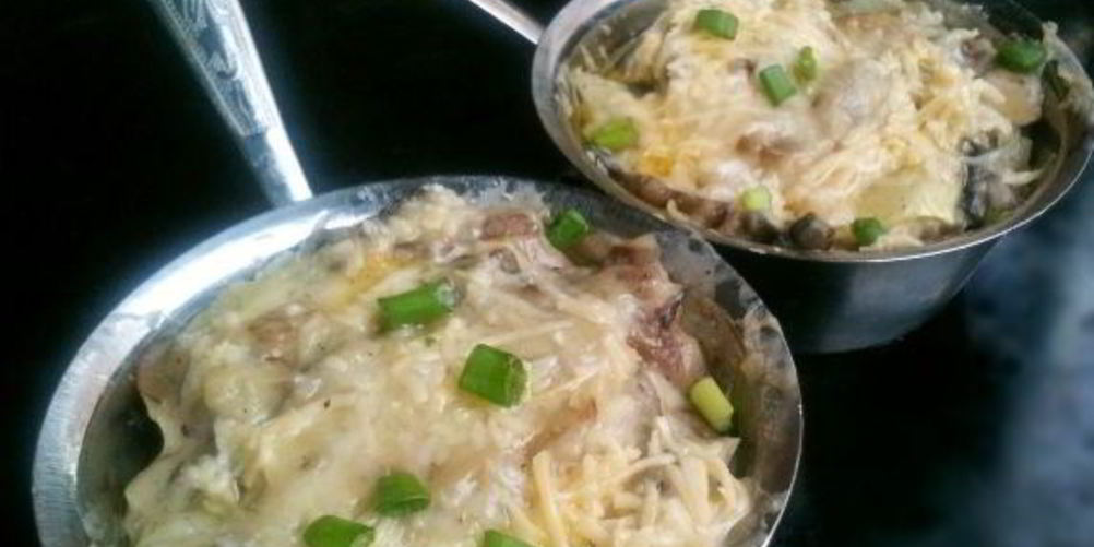 Рецепт грибного жульена со сметаной