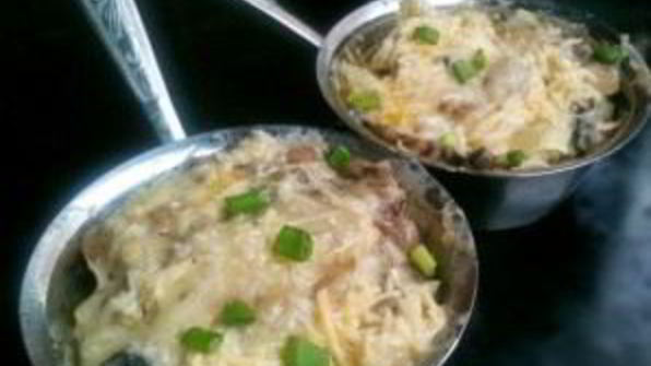 грибной жульен со сметаной