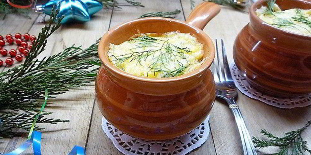 Рецепт куриного жюльена с грибами и специями