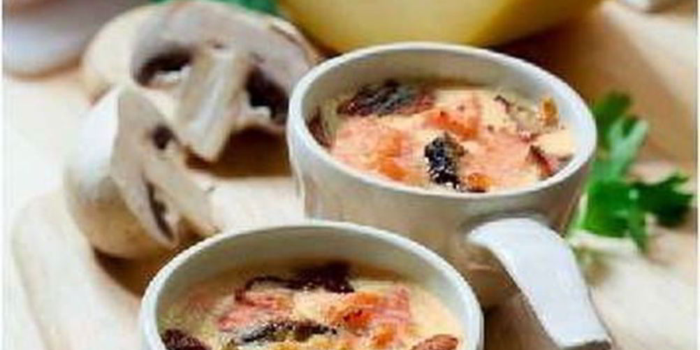 Рецепт румяного жюльена с рыбой