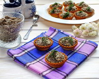 Закуски в тарталетках