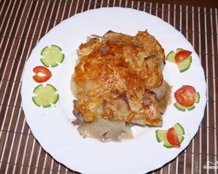 Жульен с фаршем