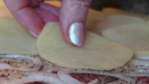 жульен с фаршем