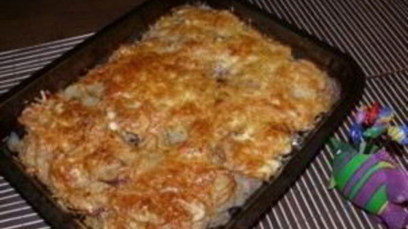 жульен с фаршем