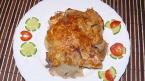 жульен с фаршем