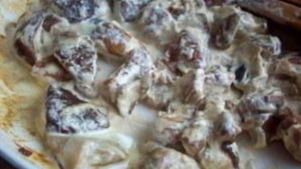 жульен с грибами и баклажанами