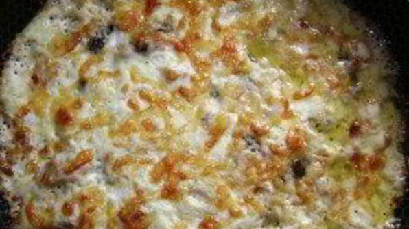 жульен с грибами на сковороде