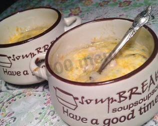 Жульен с картошкой курицей и грибами