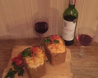 Жульен с крабами