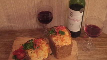 Жульен с крабами