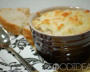 Жульен с креветками