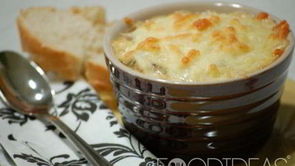 Жульен с креветками