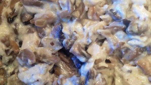 жульен с курицей и грибами