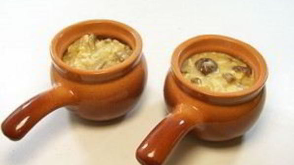 жульен с курицей и лисичками