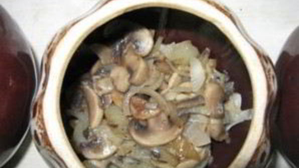 жульен с курицей и шампиньонами