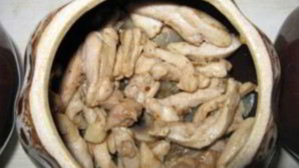 жульен с курицей и шампиньонами