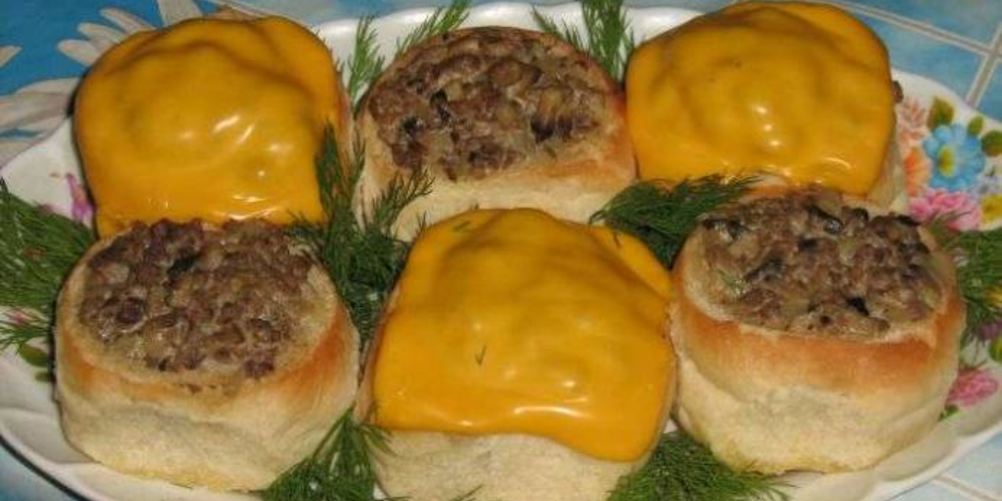 Рецепт жульена в булочках