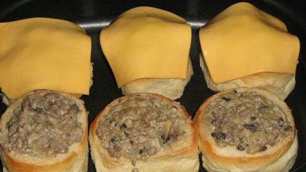 жульен в булочках