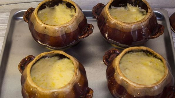 жульен в горшочке с курицей и грибами