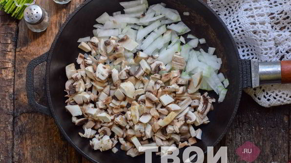 жульен в картошке