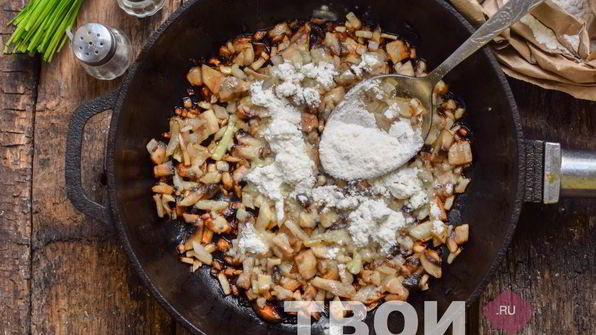 жульен в картошке