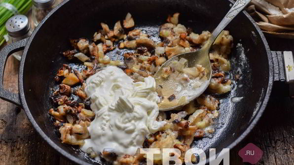 жульен в картошке