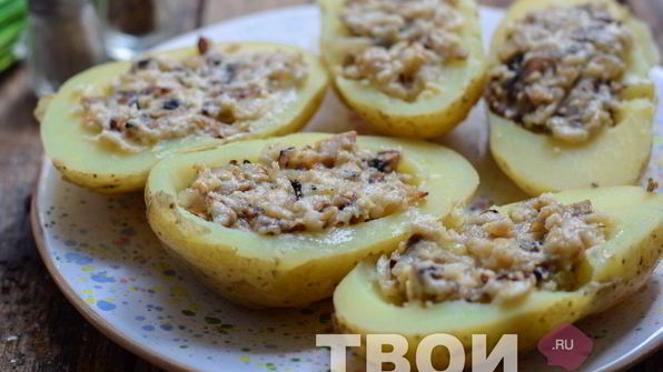 жульен в картошке