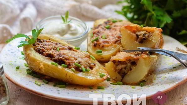 жульен в картошке