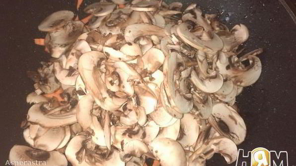 жюльен-фьюжн из гречки с грибами