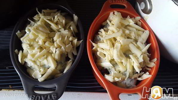 жюльен-фьюжн из гречки с грибами