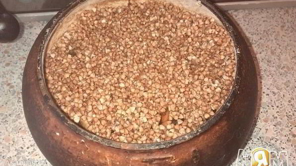 жюльен-фьюжн из гречки с грибами