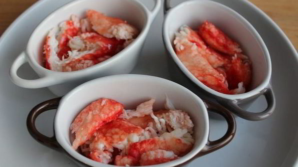 жюльен из крабов с белыми грибами