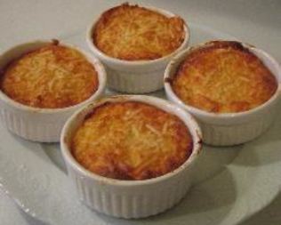 Жюльен из цветной капусты с ветчиной