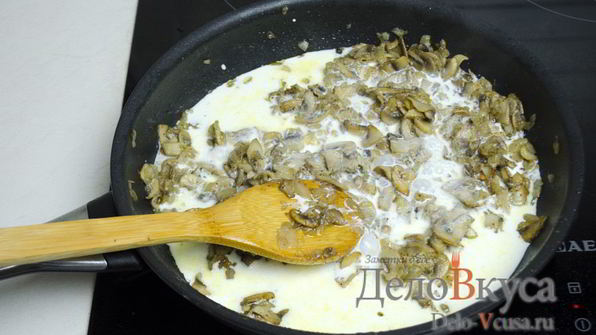 жюльен с грибами