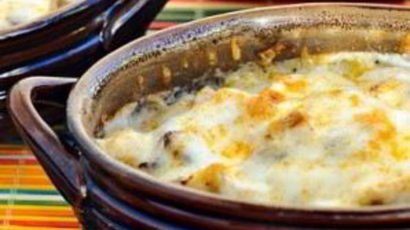 жюльен с курицей и грибами