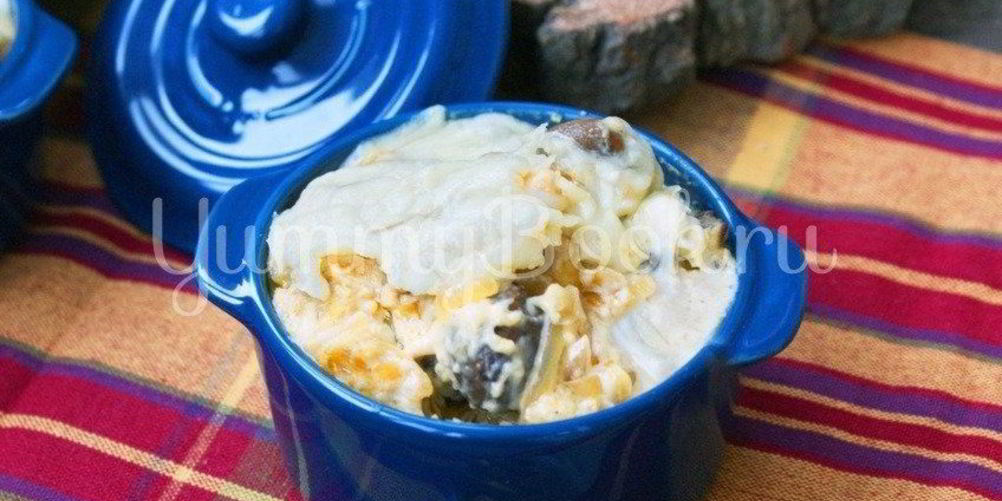 Рецепт жюльена с курицей и шампиньонами