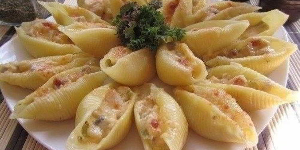 Рецепт жюльена в больших ракушках конкильони